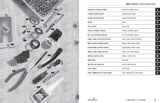 Floated Photographic Catalog Items Over an Illustrated Background